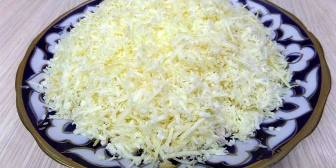 Рецепт салата подсолнушек