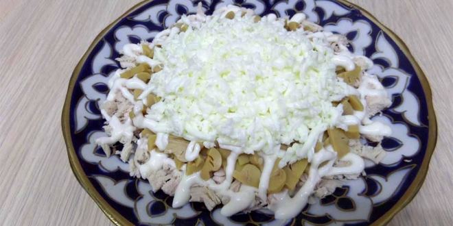 Рецепт салата подсолнушек