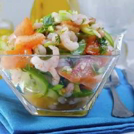 Рецепт Салата с креветками