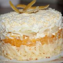 Салат с сыром и апельсином