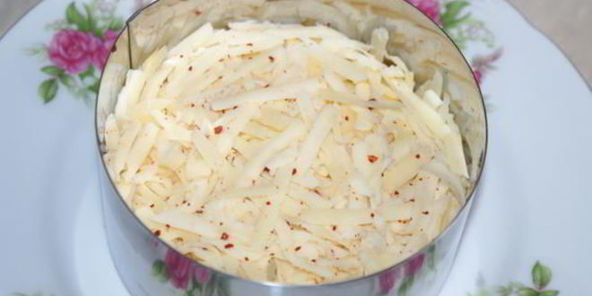 Рецепт салата с сыром и апельсином