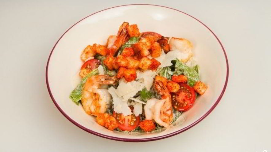 Рецепт салата цезарь без курицы