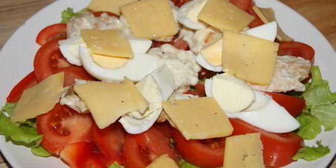 Рецепт салата цезарь премиум