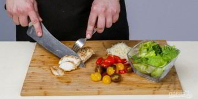 Рецепт салата цезарь традиционный