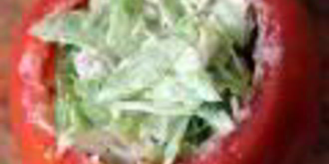 Рецепт салата цезарь в томате