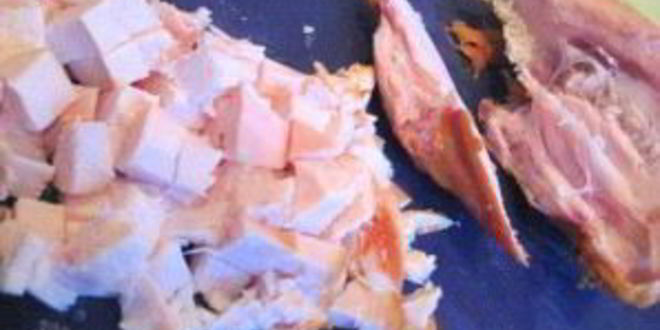 Рецепт цезаря с копченой курицей