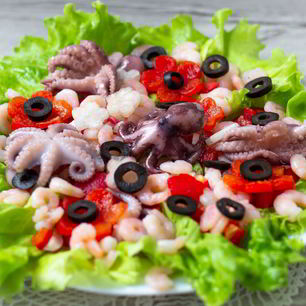 Рецепт Салата Цветочная поляна