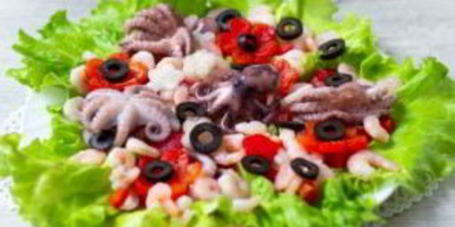 Рецепт салата цветочная поляна