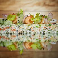 Салаты с креветками