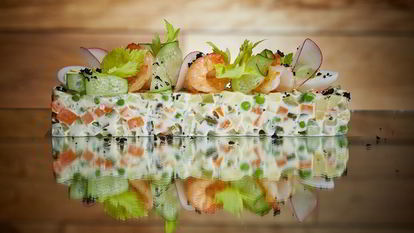 Рецепт салатов с креветками