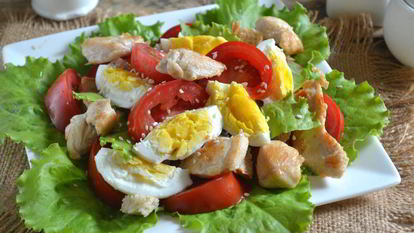 Рецепт салатов с курицей