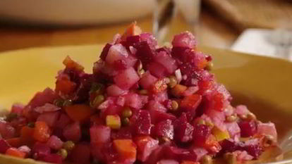 Рецепт Домашнего винегрета с фасолью