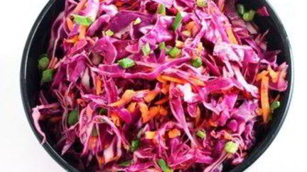 Рецепт Салата из капусты и фенхеля с апельсиновым винегретом