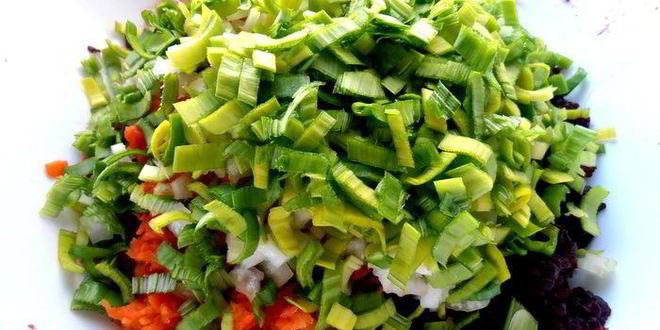 Рецепт салата винегретного мотив с пикантной заправкой