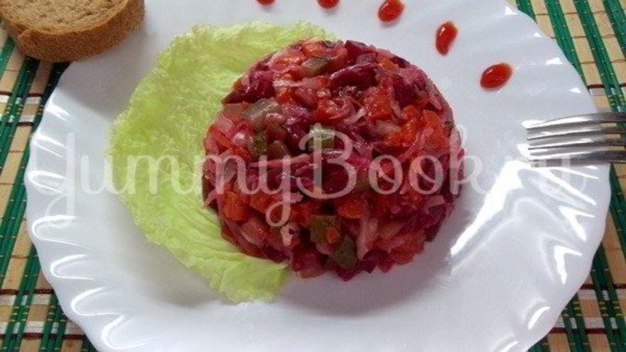 Рецепт винегрета без картофеля