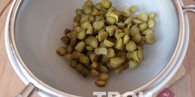 Рецепт винегрета с фасолью