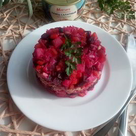 Рецепт Винегрета с тунцом