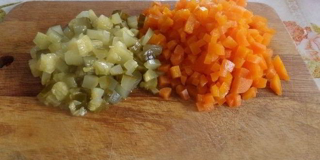 Рецепт винегрета с тунцом