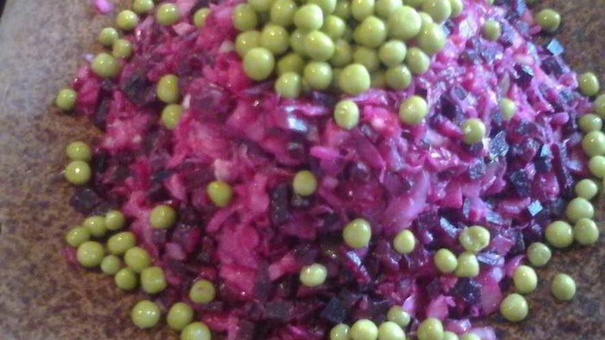 Рецепт винегрета со шпротами