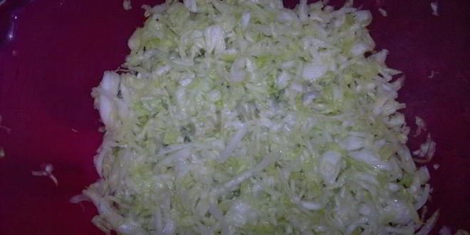 Рецепт винегрета со свежей капустой и огурцом