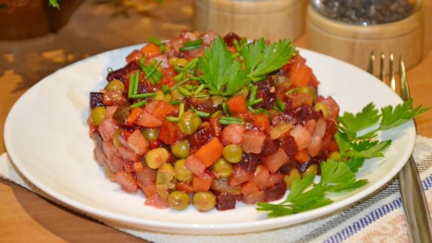 Рецепт винегрета в мультиварке