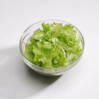 Зеленый салат с винегретом