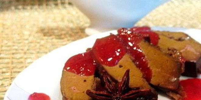 Рецепт брусничного соуса на коньяке с анисом