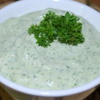 Рецепт Чесночного соуса с зеленью