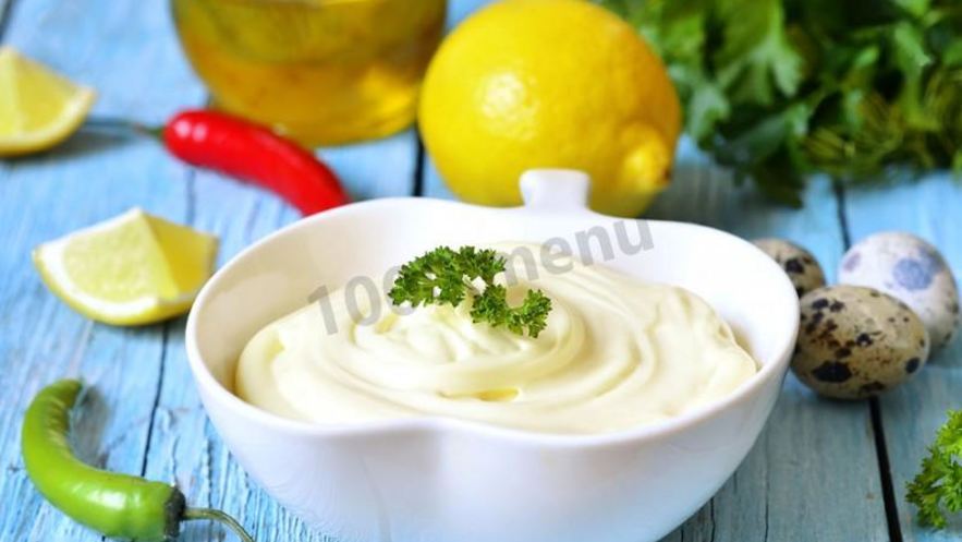 Рецепт майонеза на молоке и яйцах домашний