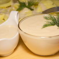 Рецепт Вегетарианского соуса Майонез из фасоли