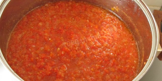 Рецепт кетчупа из болгарского перца на зиму