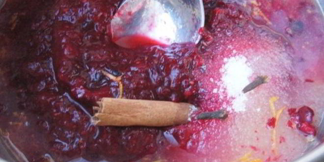 Рецепт клюквенно-апельсинового соус к птице