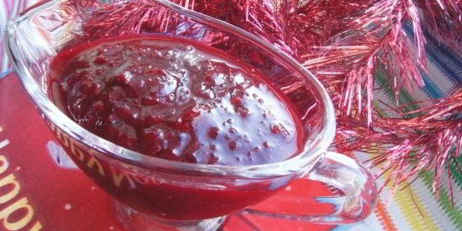 Рецепт клюквенно-апельсинового соус к птице