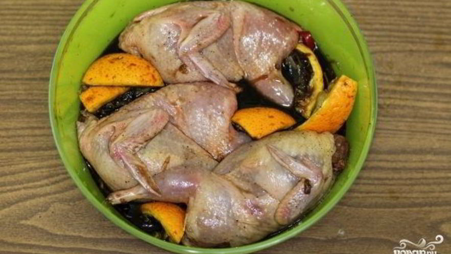 Рецепт маринада для перепелов на гриле