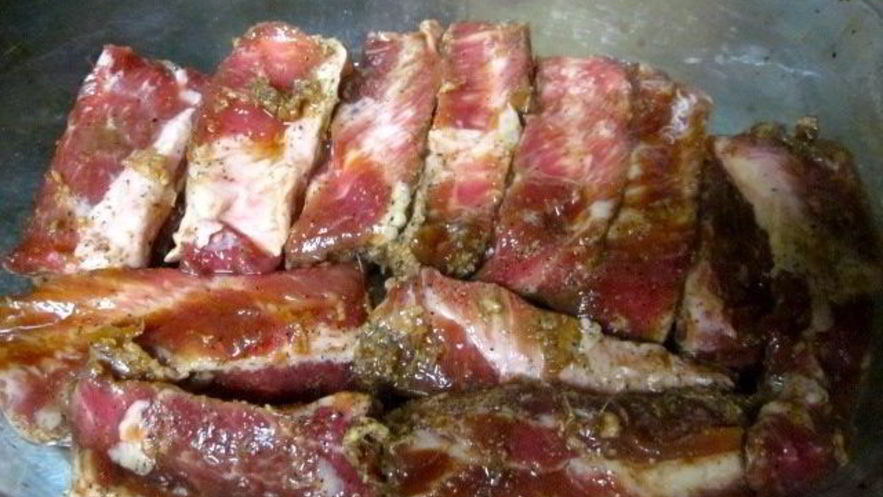 Рецепт маринада для ребрышек