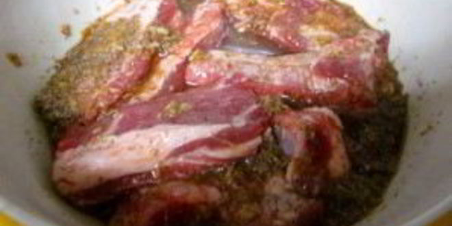 Рецепт маринада для ребрышек