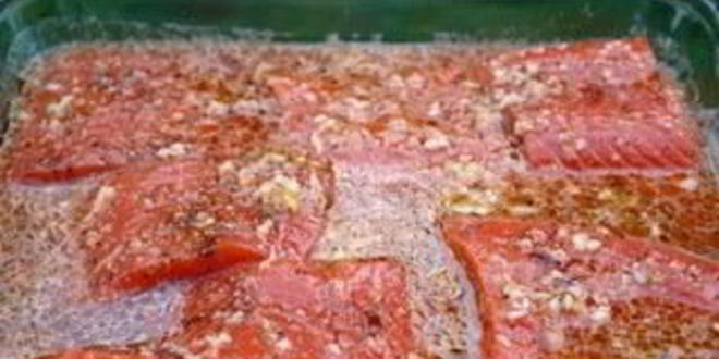 Рецепт маринада для рыбы на гриле