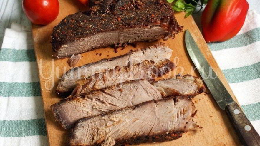 Рецепт пастромы из говядины в маринаде
