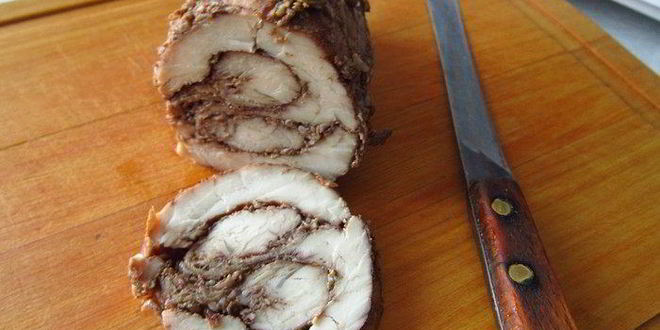 Рецепт пастромы из куриной грудки в винном маринаде