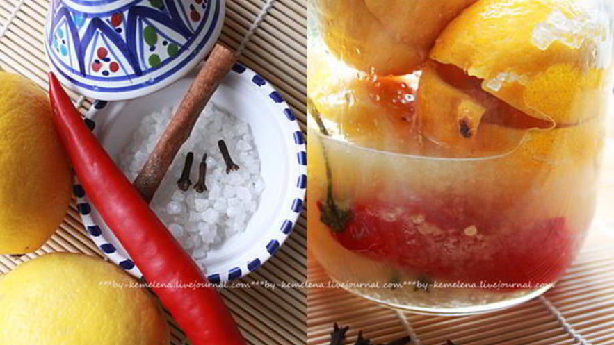 Рецепт соленых лимонов для курицы