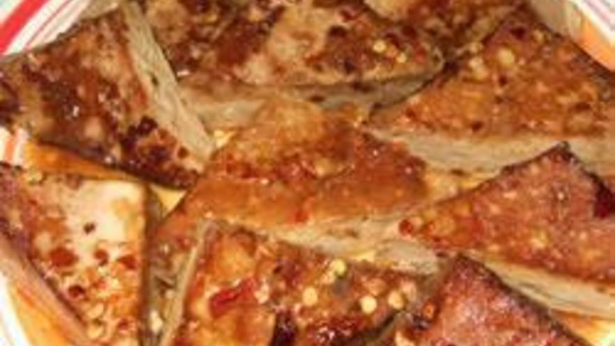 Рецепт тофу в апельсиново-имбирном маринаде