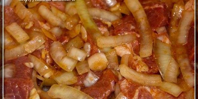 Рецепт варианта маринада для мяса на шампурах на мангале