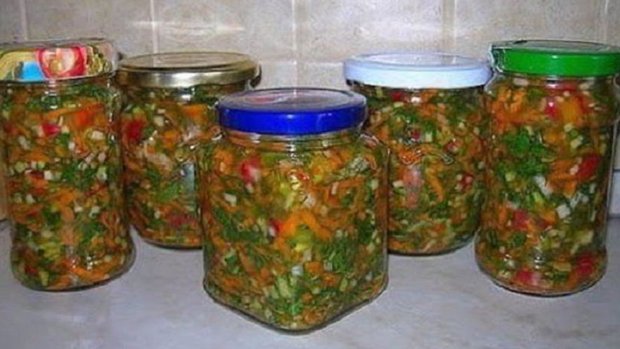 Рецепт овощной заправки