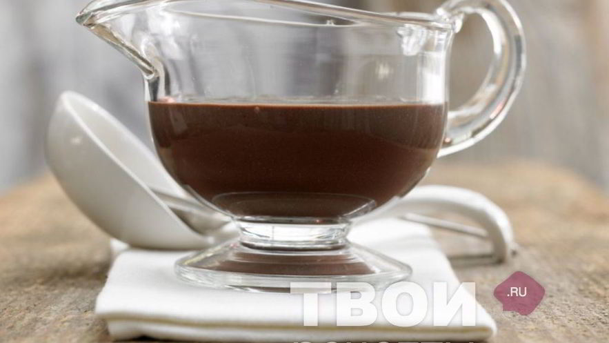 Рецепт шоколадного соуса