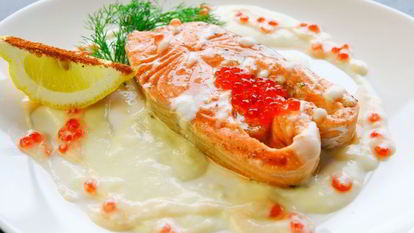 Рецепт Сливочного соуса к рыбе с икрой