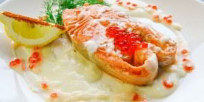 Рецепт сливочного соуса к рыбе с икрой