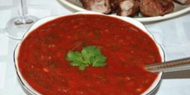 Рецепт соуса из томатной пасты к шашлыку