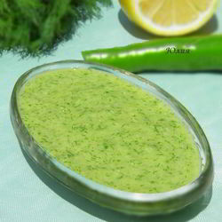 Рецепт Соуса-кули из свежих огурцов