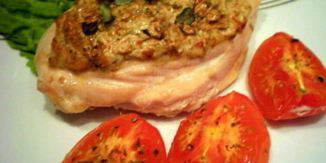 Рецепт куриного филе с соусом песто