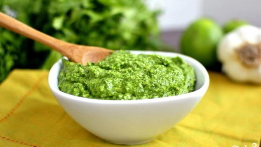 Рецепт песто с кинзой